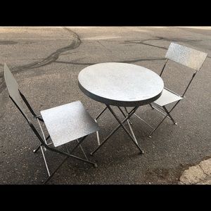 Patio table and chairs